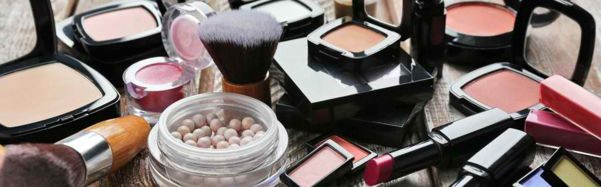different kinds of cosmetics